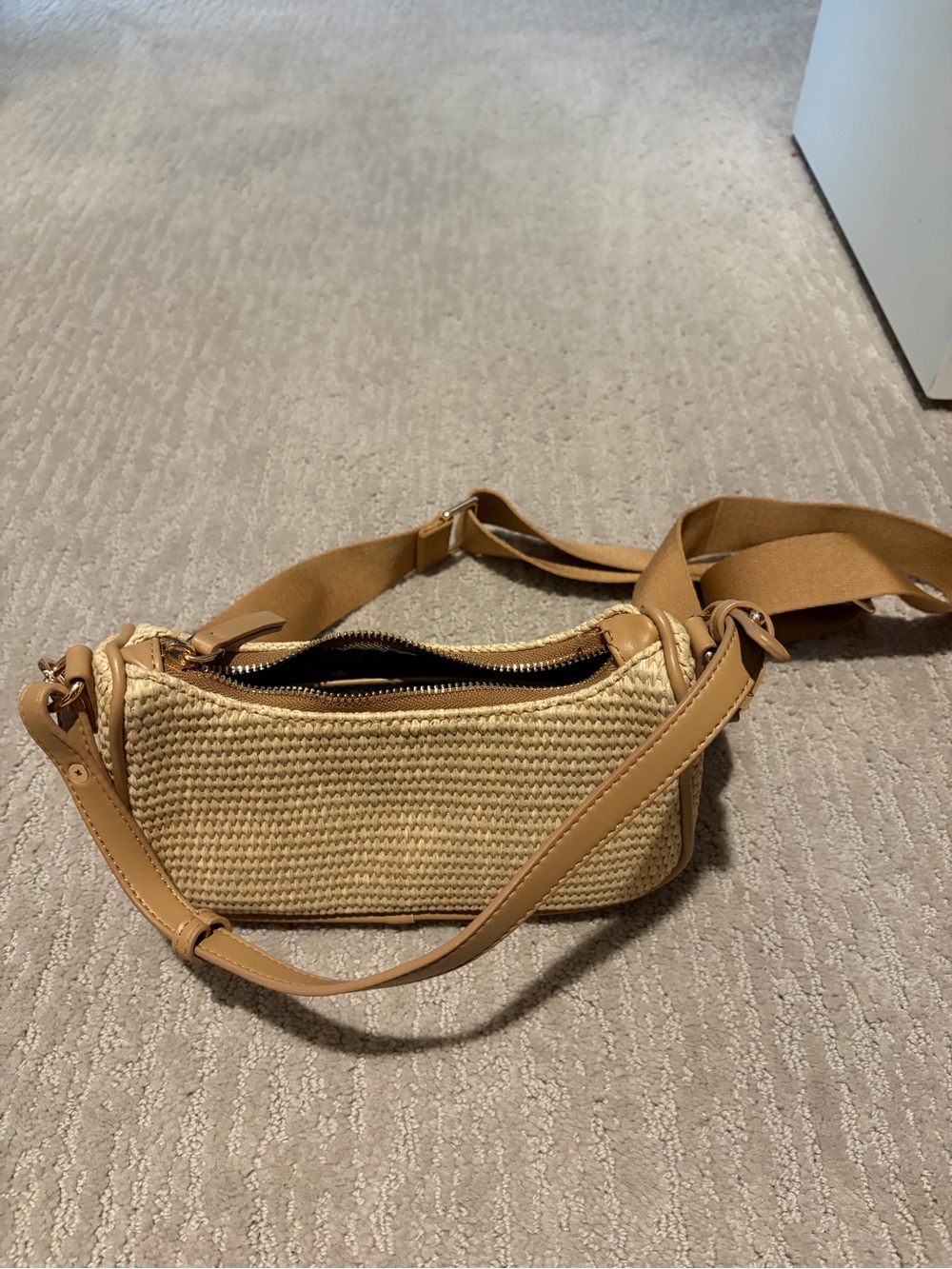 Lulus Tailani Beige Raffia Shoulder Bag - Size One Size - Picture 3 of 3